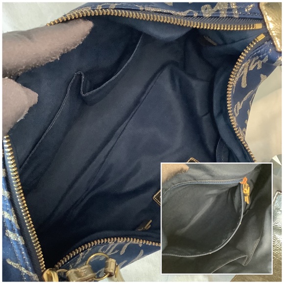 💙Limited Edition Script Tote Hobo Bag💙 - Picture 6 of 10